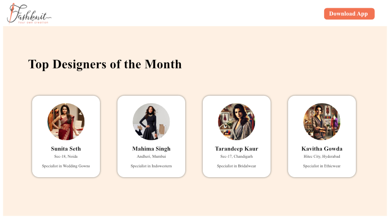 top designers of month top designers of month